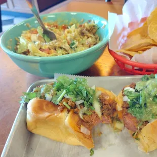 Campechana dog and BLT bowl...
