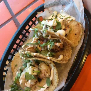 Shrimp tacos