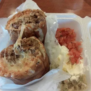 Half & Half Chimichanga
