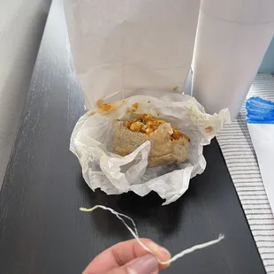 Looked down and found this in my burrito