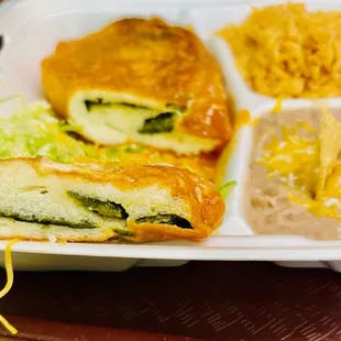 inside the Chile relleno