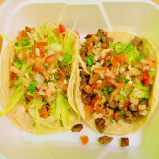 fish taco &amp; asada tacos