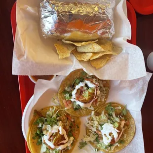 Tacos and burritos