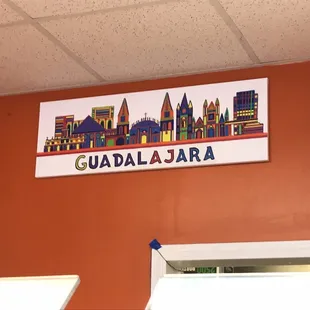 Guadalajara sign...this is either going to be really good or really bad.  (So happy it was more than just good.  Amazing).