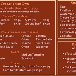 Menu, you&apos;re welcome