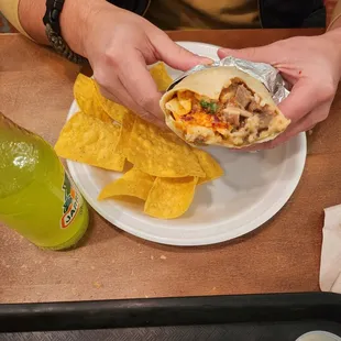 Burrito! Steak &amp; chicken