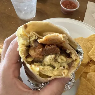 Breakfast burrito