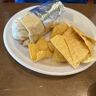 Steak burrito