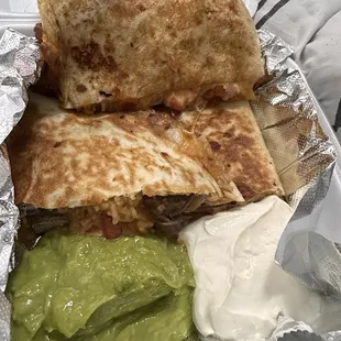 Steak quesadilla 10/10