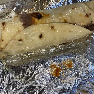 Barbacoa Burrito extremely soggy because of all the oil.