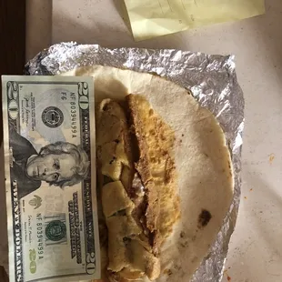 Chile relleno burrito