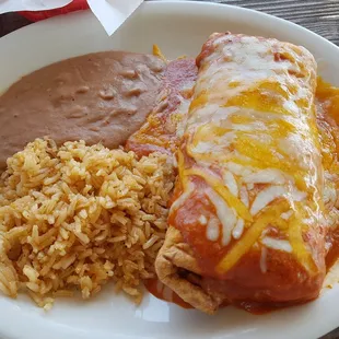 "Wet" chimichanga