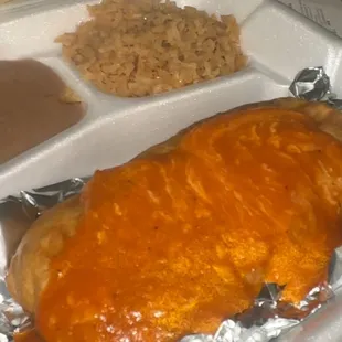 Chicken chimichanga