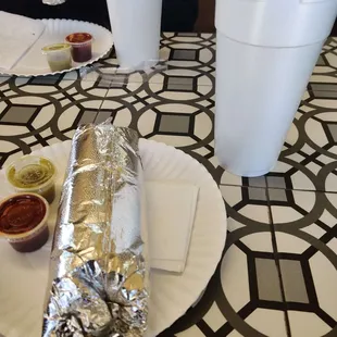 big burrito and giant horchata