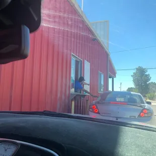 Had to leave this drive thru no mask  no gloves  where am I?