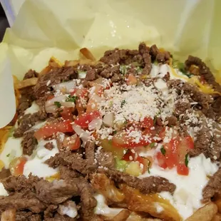 Carne asada fries...