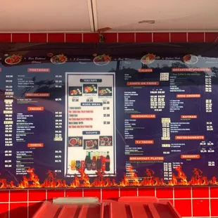 Updated menu as of June 2022.