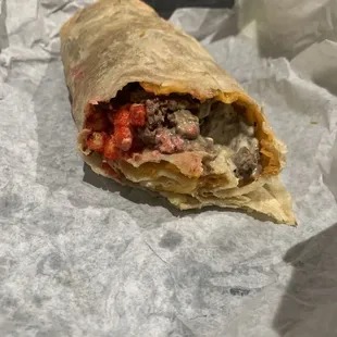 Hot Cheetos Burrito