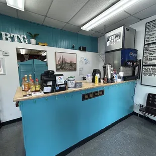 Inside "burrito to go"