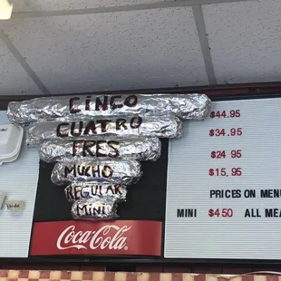 Their sizes are wildin' out! Suuuuuper nice lady too!