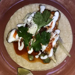 Buffalo Cauliflower Taco