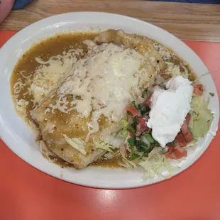 Wet burrito de asada