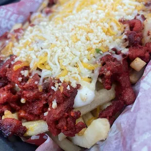 Adobada fries...MEH, NOT A FAN