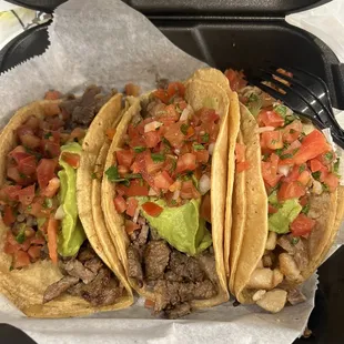 * Soft Taco - Steak  They were huge  and really tasty