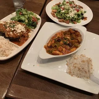 Chicken Eggplant Sautee
