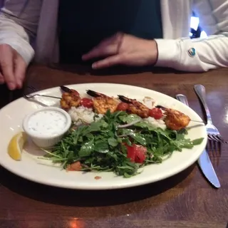 Grilled Shrimp Kebab Lunch