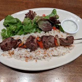 Lamb Kebab Lunch