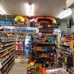 a view of a grocery store