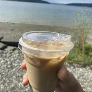 Small Iced Lavender Latte