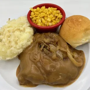 Hamburger steak!