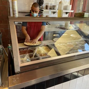 The pizza guy that day