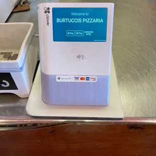 Just wave your card over the machine.  No touch payment