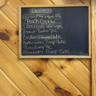 Desserts