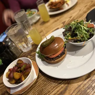 Turkey Burger Side Home Fries