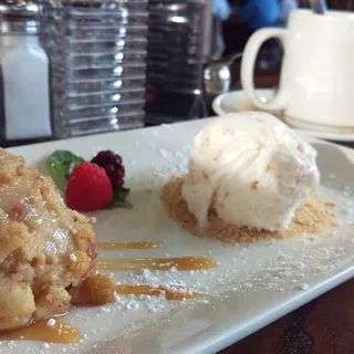 White Chocolate Banana Bread Pudding