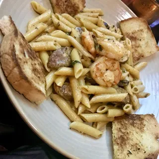 Shrimp & Chicken Chorizo Pasta