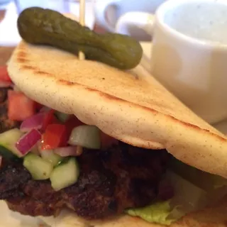 Mediterranean Lamb Burger*
