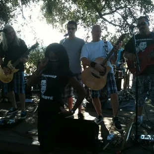 The Tragically White band (&amp; Alisha)