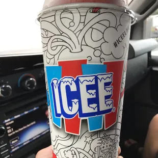 $1 any size Icee! Deal for the kids to share.