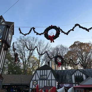 Busch Gardens Christmas Town Decor