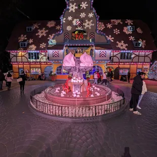 This is one of several holiday displays around the park.  Photo taken December 25, 2023.