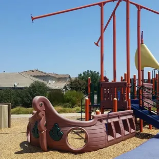 Roman sailing vessel play structure