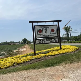 Big sign on Filbert Highway