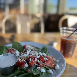 Salad (gf) poppy seed dressing.