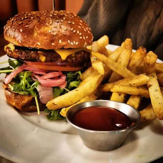 Vegetarian Burger (v)