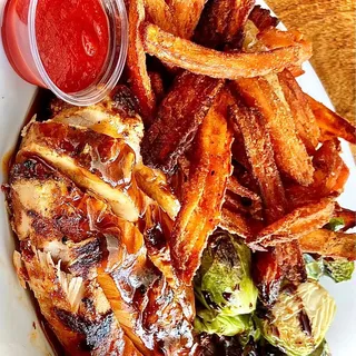 Roasted Brussels Sprouts (gf) (ve)